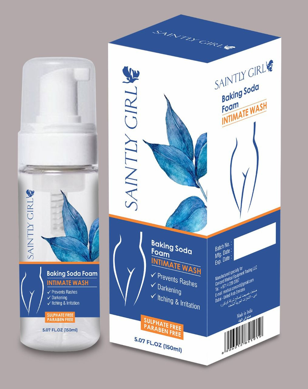 Concord Saintly Girl Baking Soda Intimate Wash (Blue)