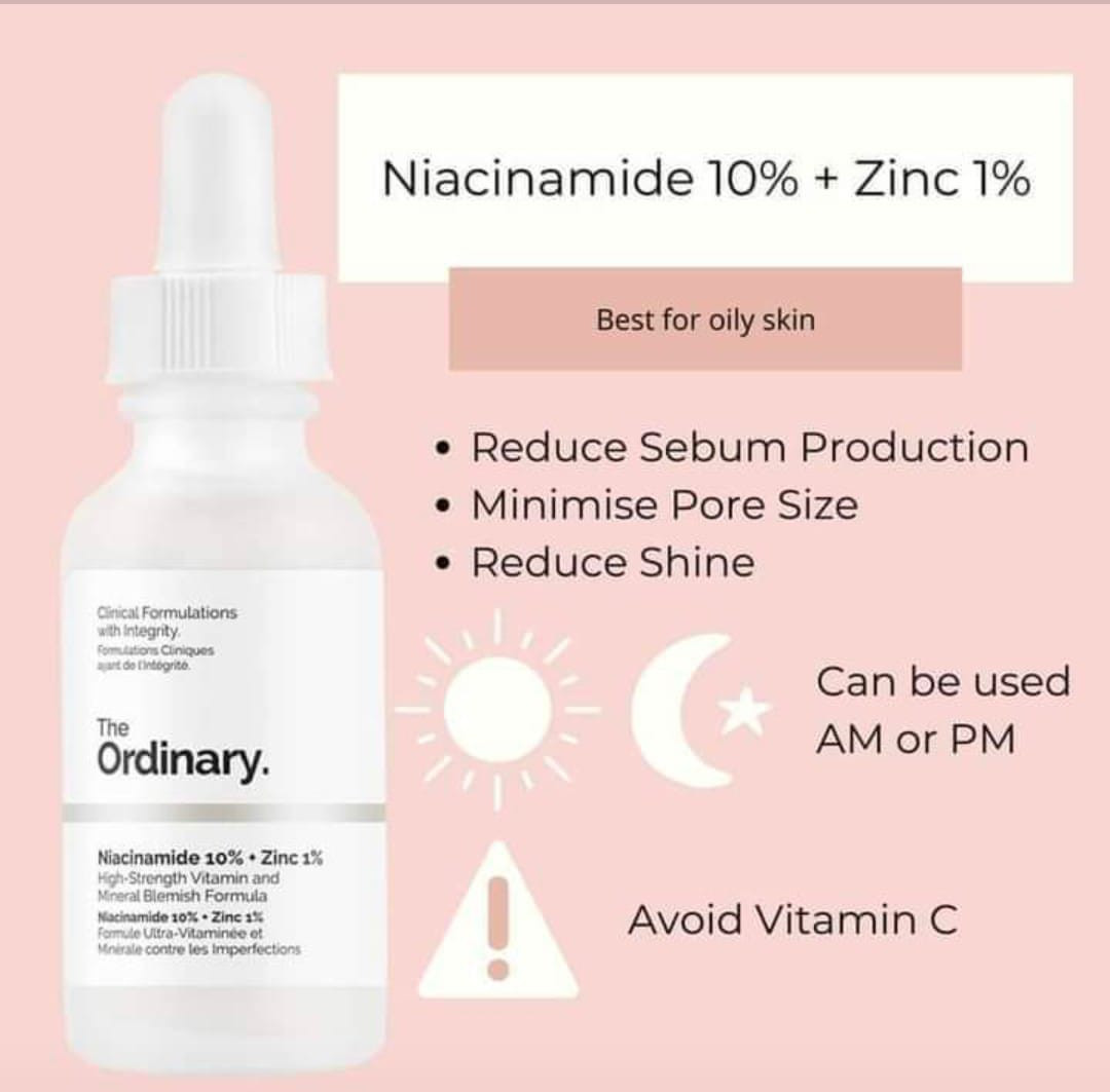 Ordinary niacinamide 10%+zinc1%