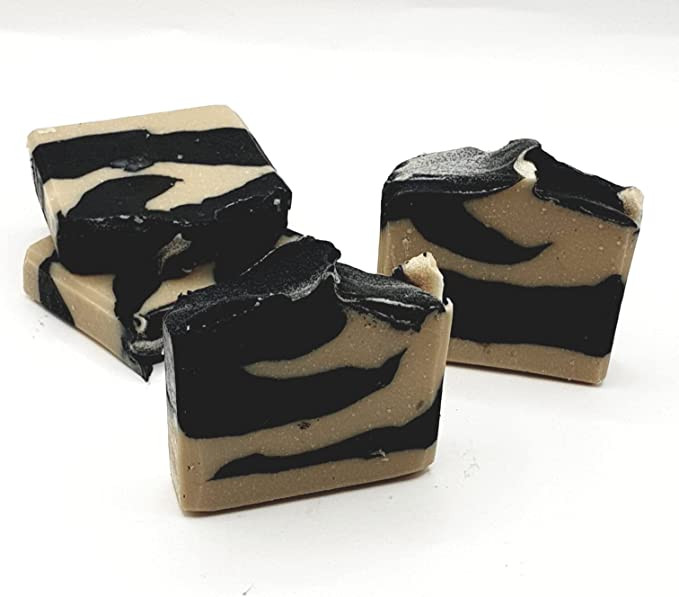 Viktoriya Deep Cleansing Face & Body Wash.Powerful Soap & Activated Charcoal.Organic Essential Oils Wakes Up Dull Skin! Great Face or Body Cleanser For Men,Women & Teens 95gm