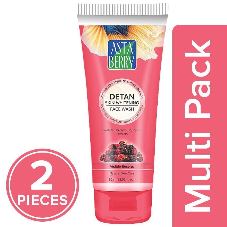 Asta Berry Detan Skin Whitening Face Wash natural Skin Care 60 ml