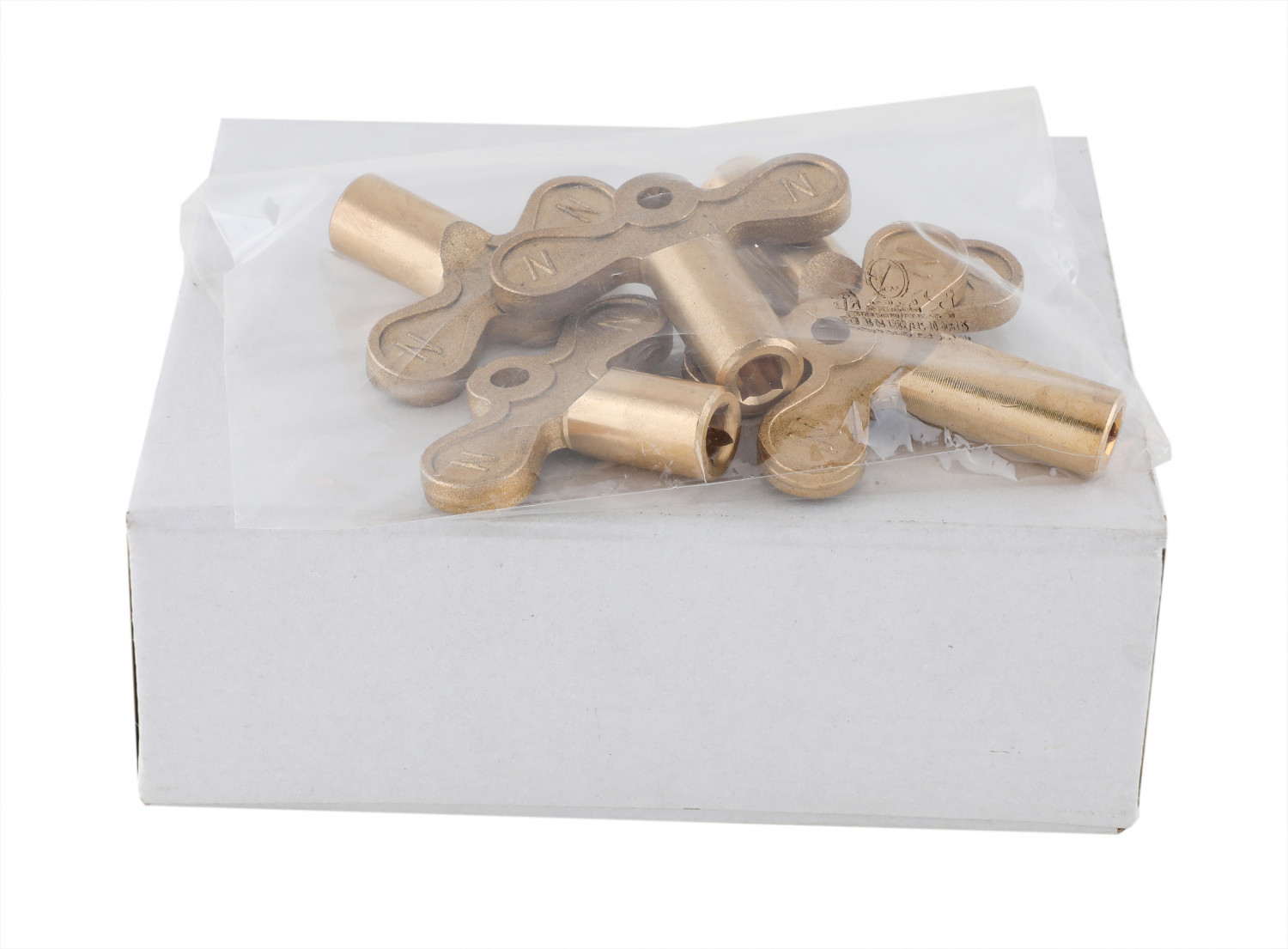 LOCK SHIELD VALVE KEY BRASS