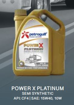 POWER X PLATINUM Semi Synthetic Diesel Engine Oil
