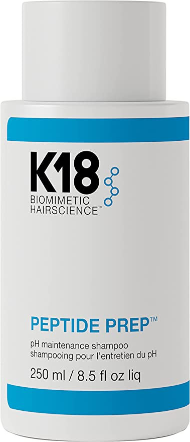 K18 PEPTIDE PREP pH Maintenance Hair Shampoo 250ml Cleansing Shampoo Color-Safe Vegan and Cruelty-Free Cleanses While Smoothing the Hair Surface Designed For Daily Use