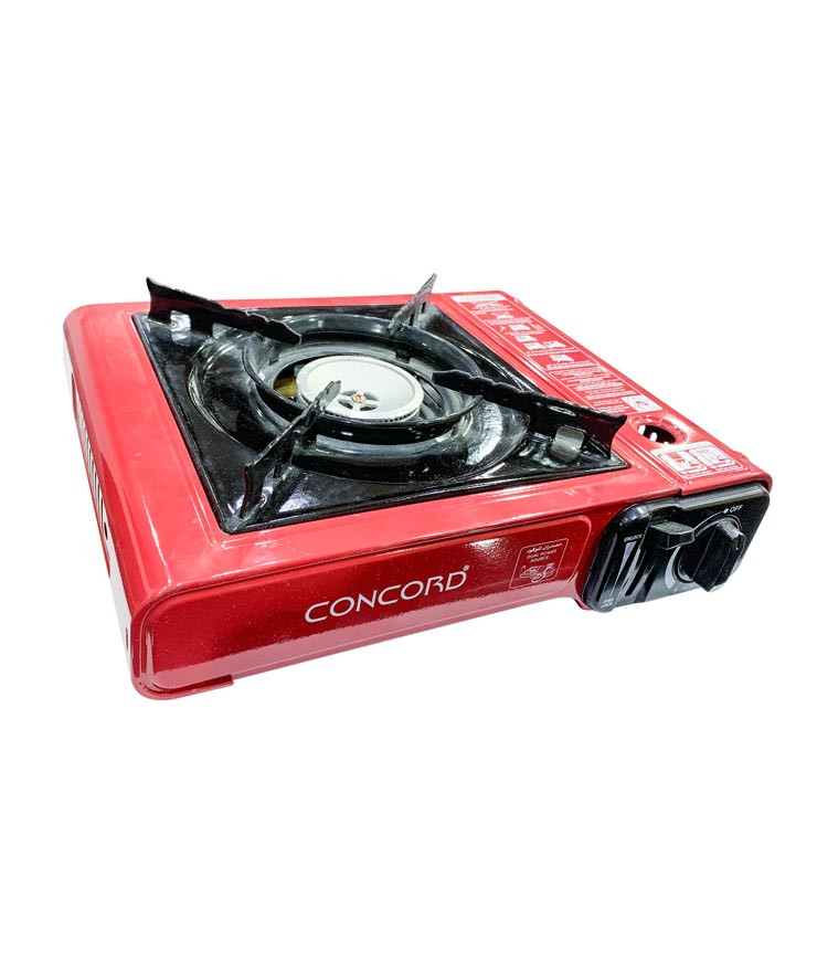 Concord Portable Gas Stove, Red - CCGS02