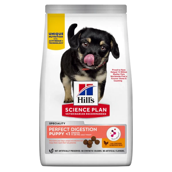 Hill’s Science Plan PERFECT DIGESTION Medium Puppy Dry Food (14kg)