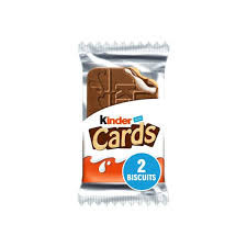 KINDER CARDS BISCUITS