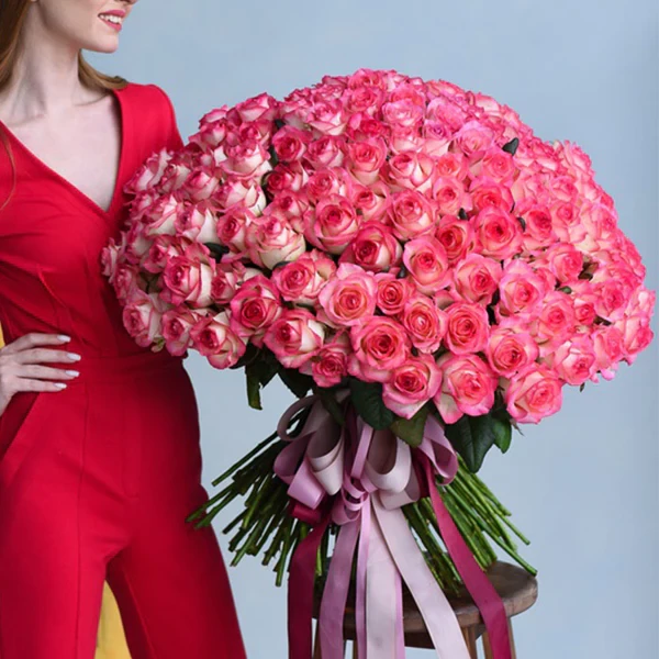 Pretty Pink Roses Bouquet